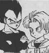 Father and son pair doesn't look so thrilled at Goku! 