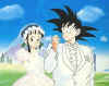 Goku and Chi Chi's wedding (Screencap)